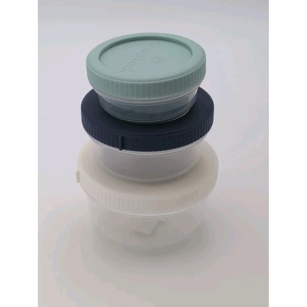 3 Pack progressive Snap Lock food storage containers